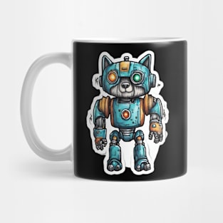 Robot Drawing Art Mug